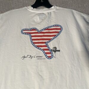 Birddogs T Shirt Men's‎ XL White Graphic 1778 Yorktown April Big Cannons America